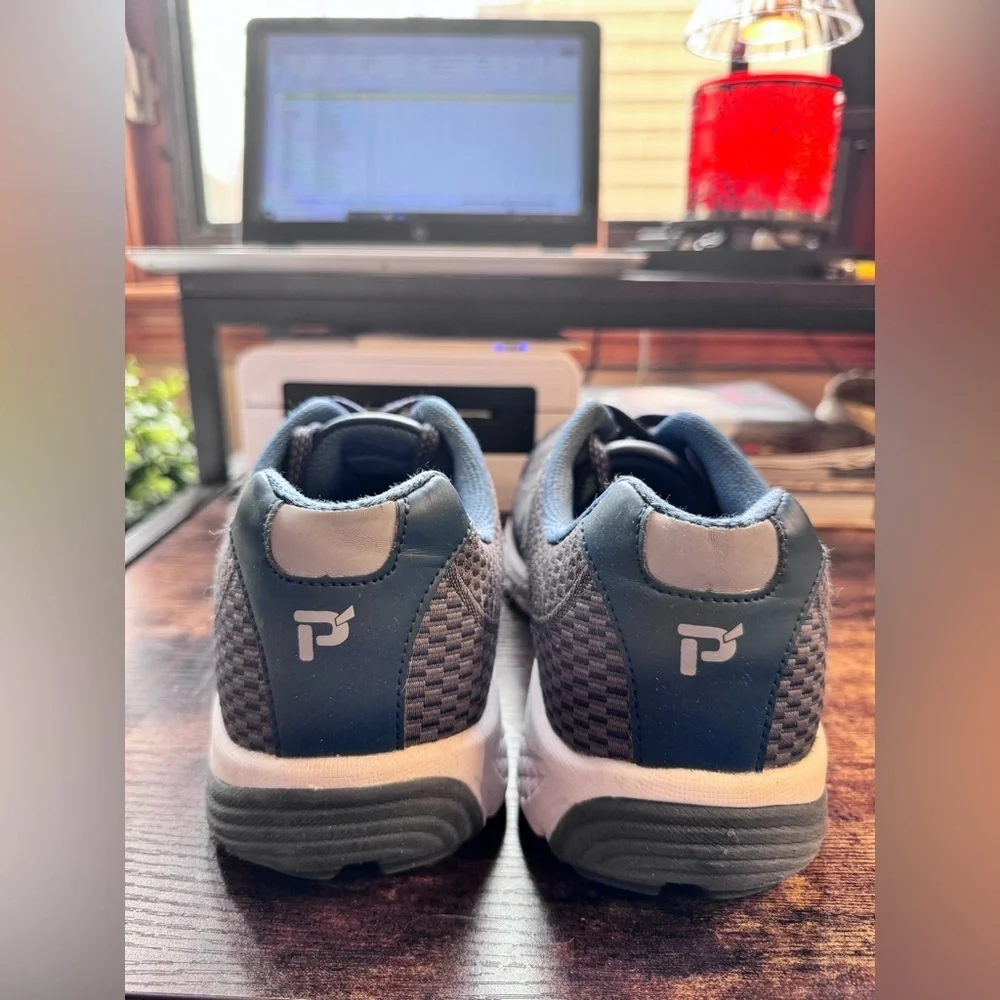 Propét One Men's Walking Shoes - Grey/Blue Extra Extra Wide (5E) 9.5